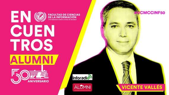 Vicente Vallés en los Encuentros de Alumni 50 Aniversario